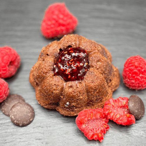 Brownie chocolat, framboise
