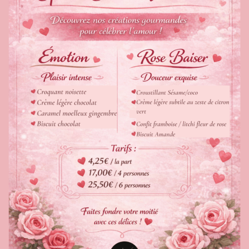 Entremets St Valentin 2026